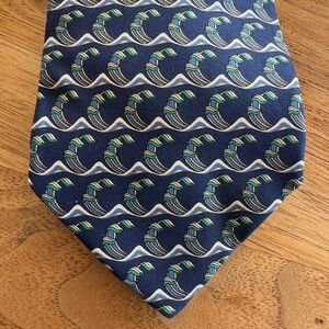 Salvatore Ferragamo Tie - Ocean Waves